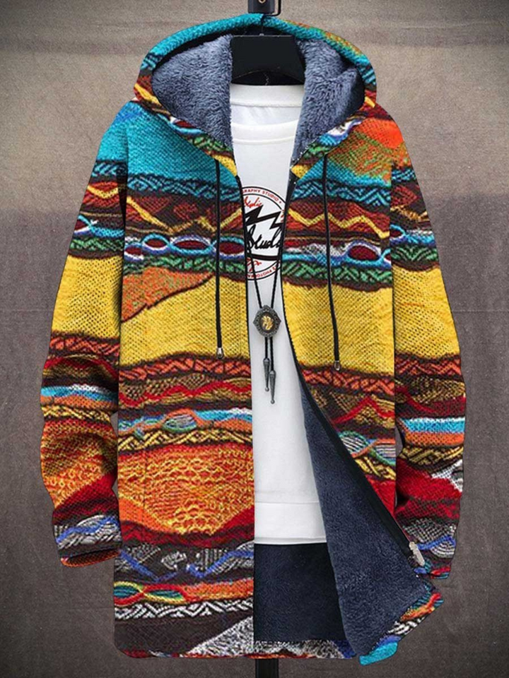 Jindalee | Elegancki Kardigan z Artystycznym Wzorem