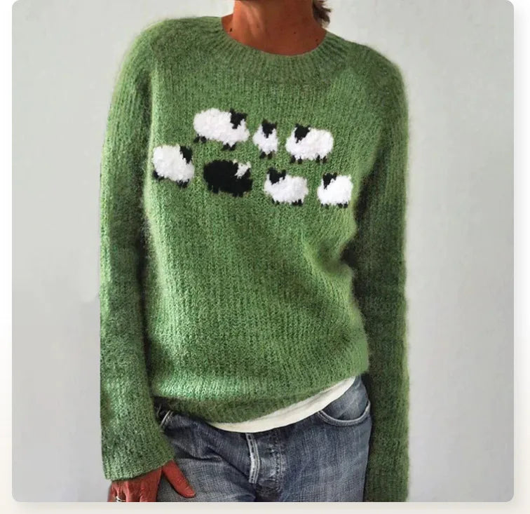 Poppy | Przytulny Sweter Retro