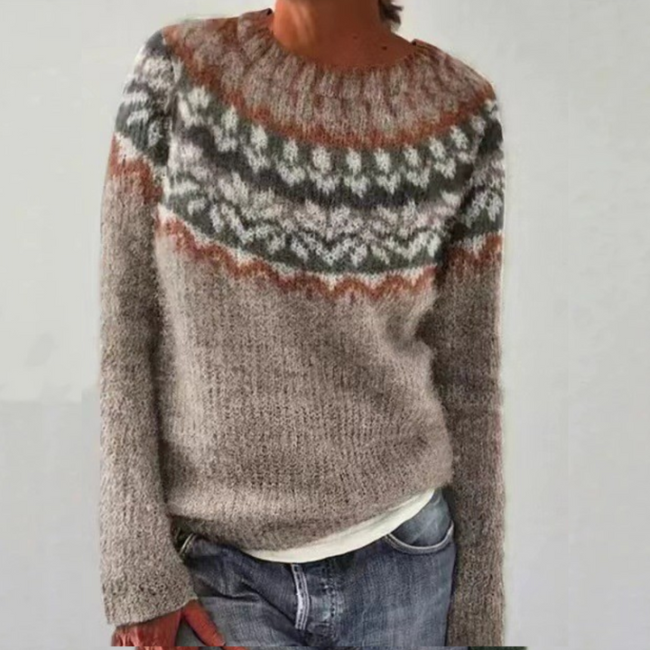 Chloe | Przytulny Sweter Retro