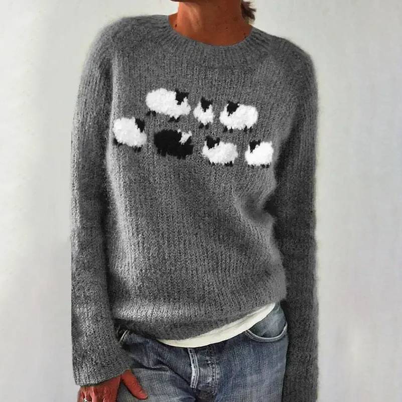 Poppy | Przytulny Sweter Retro