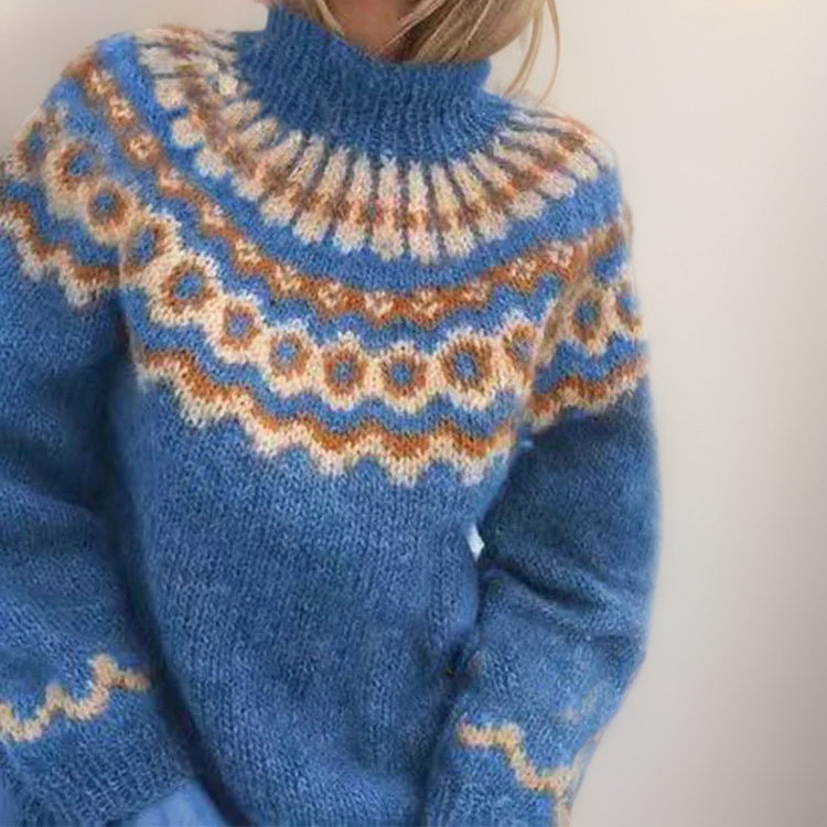 Olivia | Przytulny Sweter Retro