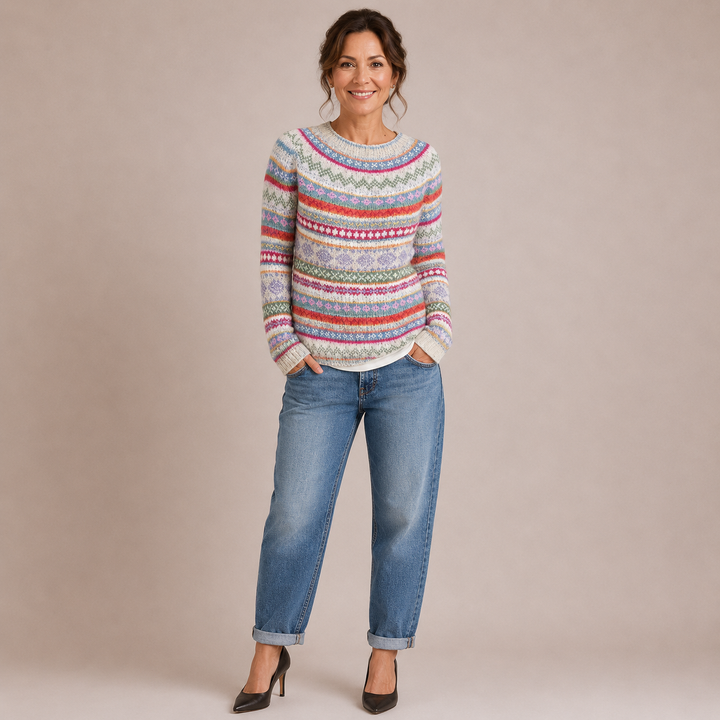 Lily | Przytulny Sweter Retro