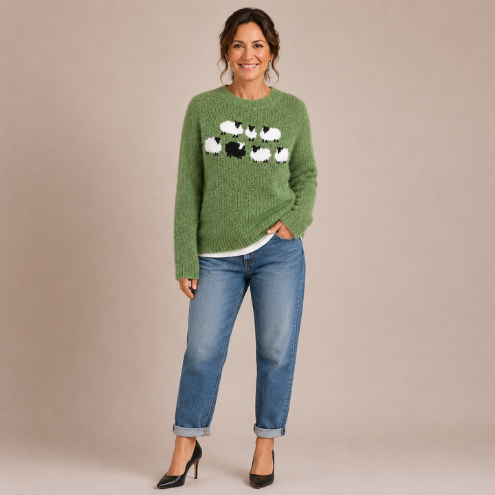 Poppy | Przytulny Sweter Retro