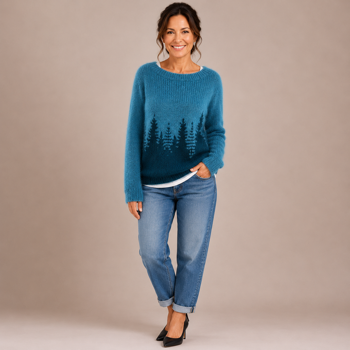 Juilia | Przytulny Sweter Retro