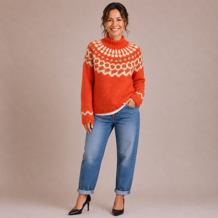 Olivia | Przytulny Sweter Retro