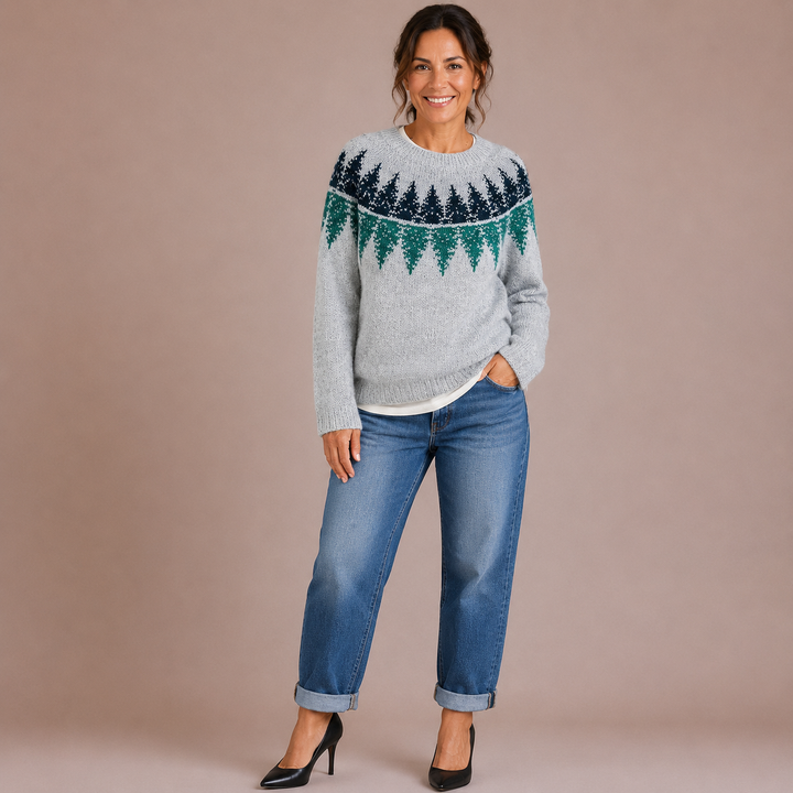 Luna | Przytulny Sweter Retro