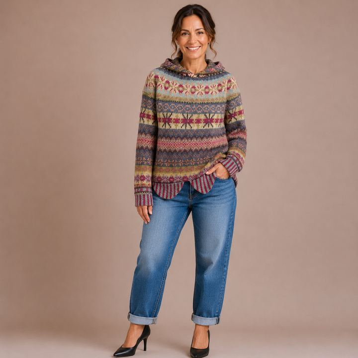 Lenka | Przytulny Sweter Retro
