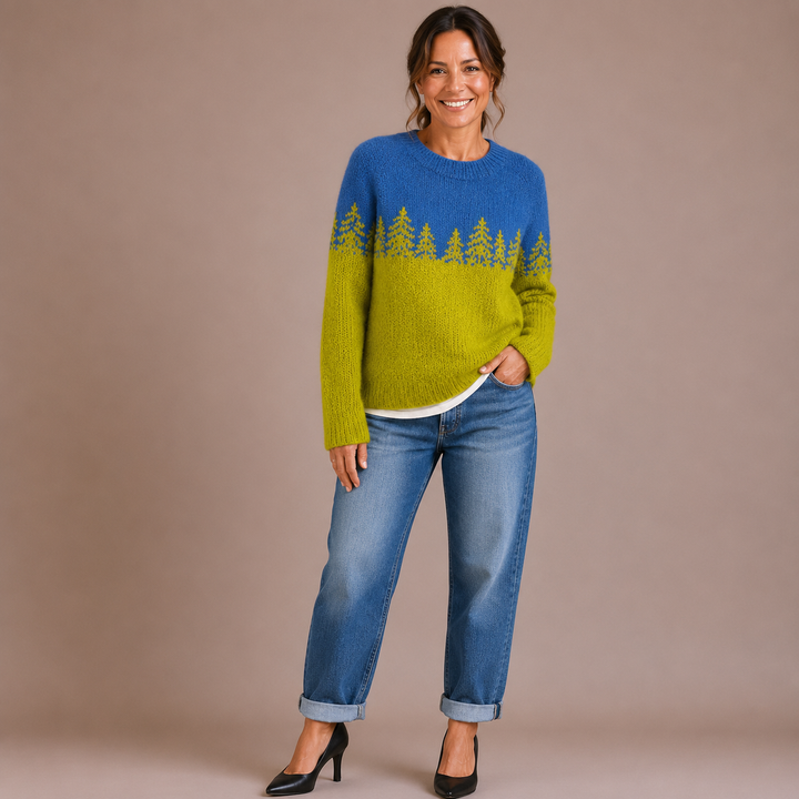 Silvana | Przytulny Sweter Retro