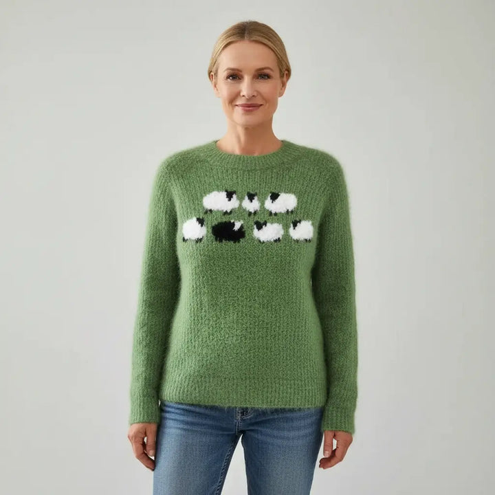 Poppy | Przytulny Sweter Retro