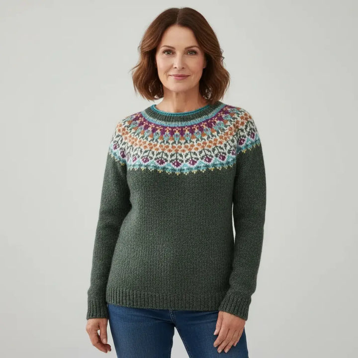 Silvana | Przytulny Sweter Retro