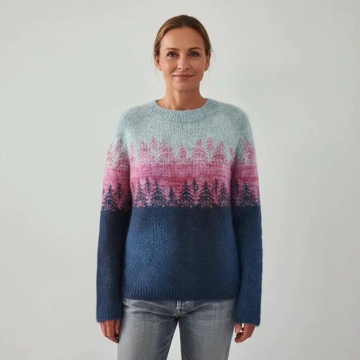 Luna | Przytulny Sweter Retro