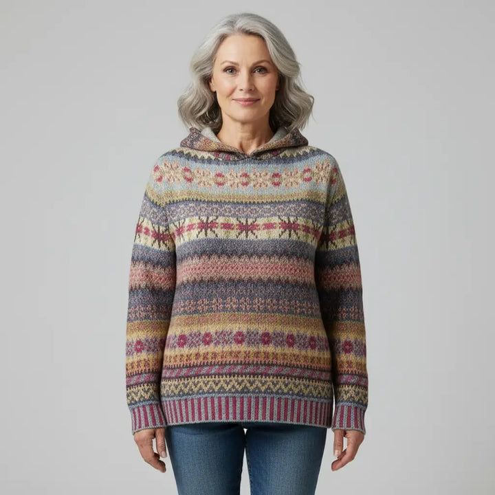 Lenka | Przytulny Sweter Retro