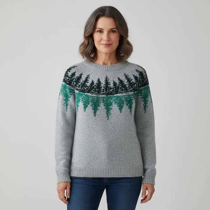 Luna | Przytulny Sweter Retro