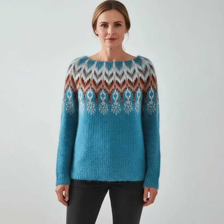 Silvia | Przytulny Sweter Retro